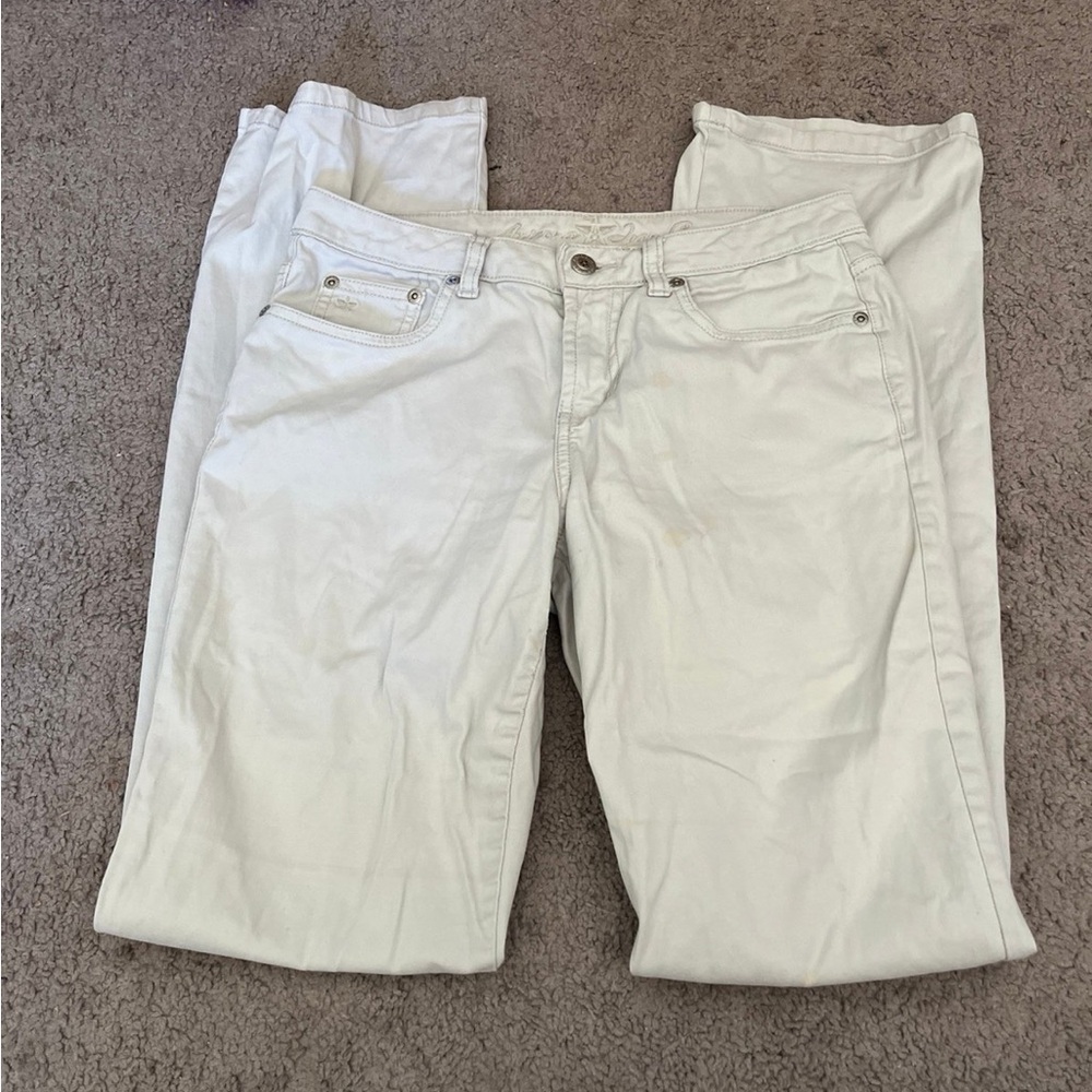 Arizona Jean co white pants size 5 long